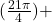 (\frac {21\pi}{4})+